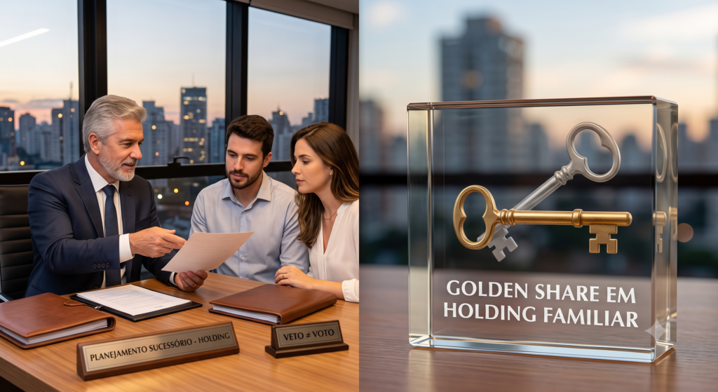 Golden Share em Holding Familiar: o que pode e o que não