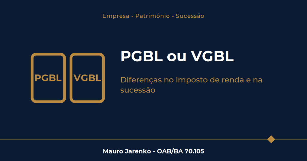 Comparação entre os planos de previdência privada PGBL e VGBL